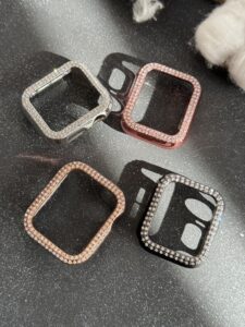 گارد اپل واچ دوردیف نگین دیاموند جنس هارد - تصویر 2