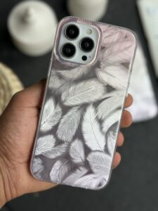 قاب موبایل آیفون پر مرغ عشق هلوگرامی - تصویر 2