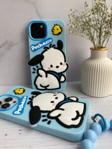 قاب موبایل آیفون سیلیکونی اسنوپی + بندست - تصویر 3