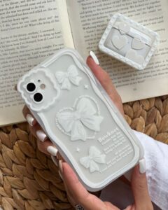 قاب موبایل آیفون پاپیون جمله مثبت انگلیسی سفید محافظ لنزدار