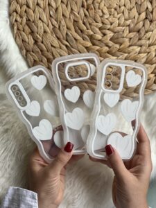 قاب موبایل سامسونگ قلب یخی محافظ لنزدار - تصویر 2