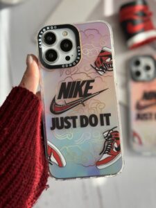 قاب موبایل آیفون کتونی نایکی جردن هلوگرامی