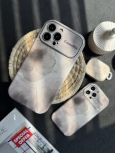 قاب موبایل آیفون کاملیا نسکافه ای محافظ لنزدار - تصویر 3