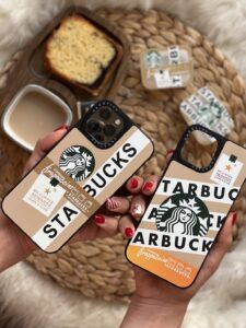 قاب موبایل آیفون استارباکس کاپوچینو