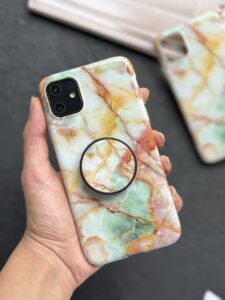 قاب موبایل آیفون ماربل سنگی ( 1041 ) - تصویر 3