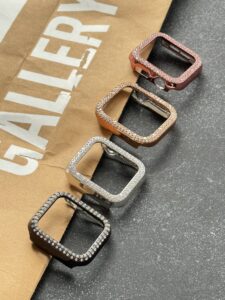 گارد اپل واچ دوردیف نگین دیاموند جنس هارد