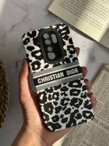 قاب موبایل شیائومی کریستین دیورپاریس دوربین قلبی محافظ لنز سیاه و سفید - تصویر 2