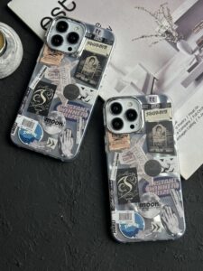 قاب موبایل آیفون روزنامه قدیمی هلوگرامی - تصویر 3