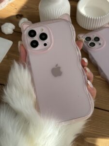 قاب موبایل آیفون گربه یخی شفاف - تصویر 2