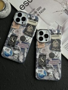 قاب موبایل آیفون روزنامه قدیمی هلوگرامی - تصویر 2