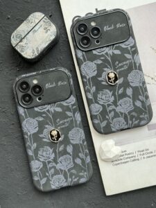 قاب موبایل آیفون گل رز دارک نایت - تصویر 3