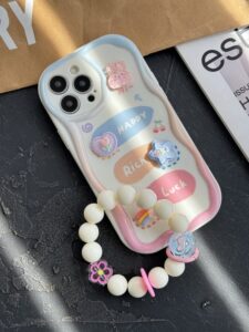 قاب موبایل آیفون خرگوش ستاره خوش شانس رنگ پاستیلی ( بدون بند ) - تصویر 2