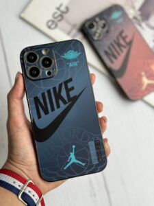 قاب موبایل آیفون نایک شبرنگ محافظ لنزدار