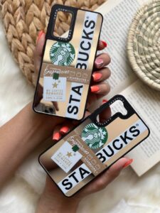 قاب موبایل سامسونگ استارباکس آیینه ای کستیفای - تصویر 3