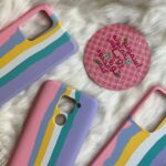 قاب موبایل آیفون رنگین کمان سیلیکونی هفت رنگ سری 1 - تصویر 2