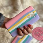 قاب موبایل سامسونگ رنگین کمان سیلیکونی هفت رنگ سری 1 - تصویر 3