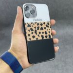 قاب موبایل سامسونگ پلنگی پشت گلس بدون بند - تصویر 3