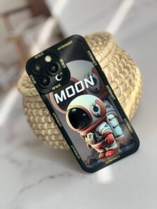 قاب موبایل شیائومی فضانورد سیاره ی ماه محافظ لنزدار