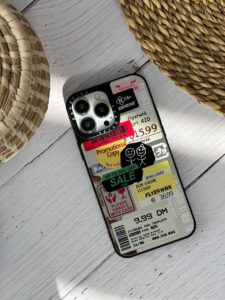 قاب موبایل آیفون کستیفای برچسب آیینه ای