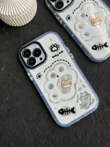 قاب موبایل آیفون پنجه گربه بیبی کت - تصویر 3