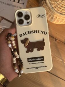 قاب موبایل آیفون سگ سوسیسی داکس هوند مینیاتوری