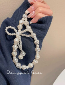 بند و آویز گره پاپیون مروارید