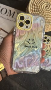 قاب موبایل آیفون لبخند سان شاین رنگین کمانی