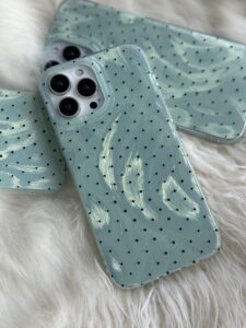 قاب موبایل آیفون اسپاتی سبز