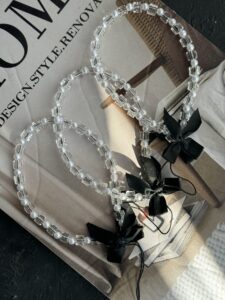 بند و آویز پاپیون مشکی - تصویر 2