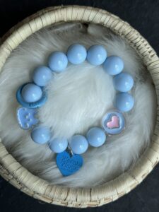 بند و آویز توپی آبی - تصویر 3