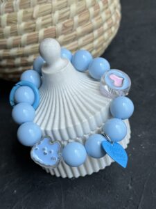 بند و آویز توپی آبی - تصویر 2