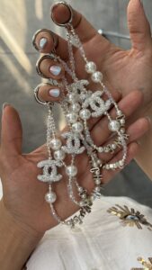 بند و آویز شنل فونتی مروارید