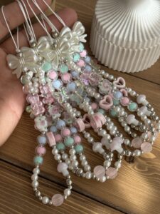 بند و آویز خرس پاستیلی پروانه پاپیون