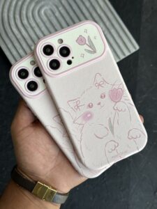 قاب موبایل آیفون گربه عاشق - تصویر 2