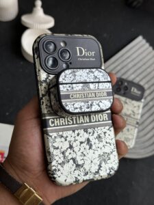 کاور ایرپاد دیور گلدار نقره ای محافظ لنزدار - تصویر 3