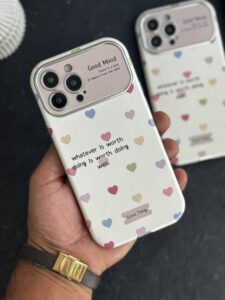 قاب موبایل آیفون قلب ریز حس خوب