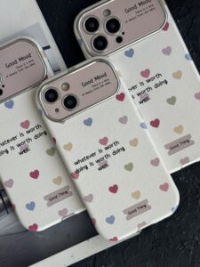 قاب موبایل آیفون قلب ریز حس خوب - تصویر 2