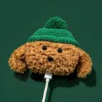 کاور ایرپاد خرس پشمالو کلاه سبز - تصویر 2