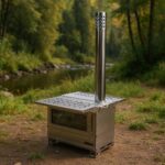 بخاری هیزمی تمام استیل تاشو قابل حمل - تصویر 2