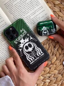 قاب موبایل آیفون استارباکس عروس مردگان محافظ لنزدار