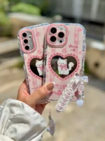 قاب گربه اشراف زاده با آویز آیفون ، سامسونگ ، شیائومی (کدC2039)