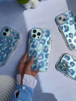 قاب پلنگی آبی پاستلی (کدC2001) - تصویر 4