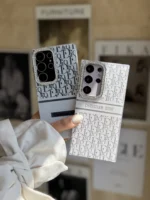 قاب White Christian Dior دور لنز نگین سامسونگ و شیائومی (کدC2076)