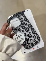 قاب پلنگی نگین دار (کدC2104)