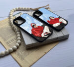 قاب گوشی موبایل سفارشی کاپلی قرمز آینه ای | red couple (کد CH66) - Image 2