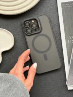 قاب Matte CasePro Lens with MagSafe استند شو با لنز رینگی (کدC1608) - تصویر 10