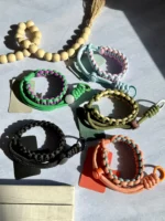 بند مچی طرح بافت تک قلاب با قابلیت تنظیم سایز (کدa0280) - تصویر 4