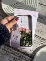 قاب گل رز صورتی (کدC2064) - تصویر 3