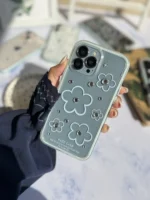 قاب گل آبی نگین دار(کدC2084) - تصویر 2