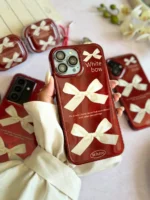 قاب چری white bow آیفون (کدC2095) - تصویر 4